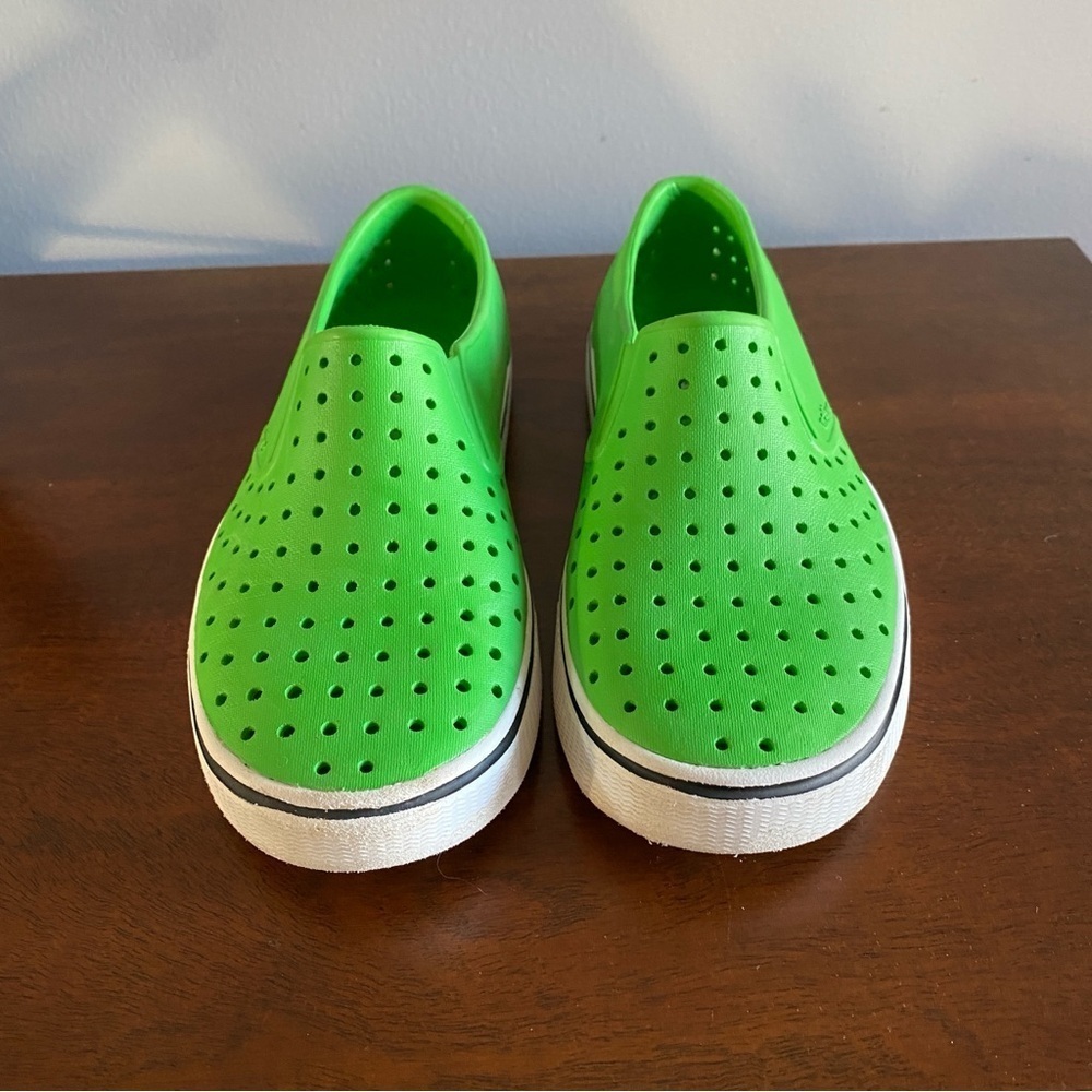 Native Miles Green Slip-On Shoes